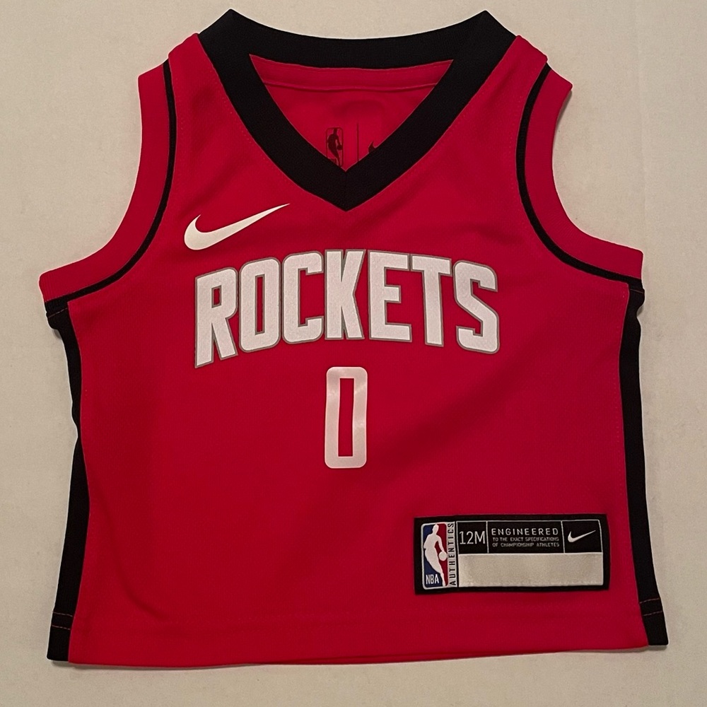 Houston Rockets NBA Jalen Green Red Nike Jersey - 12 Month Toddler Baby